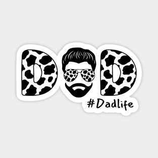 Cow Spots Farmer Dad Life Magnet