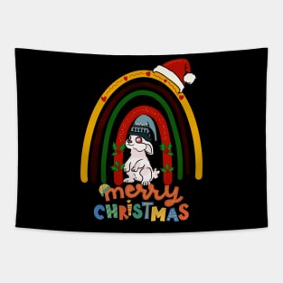 rabbit chritsmas Tapestry