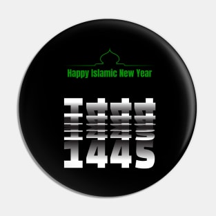 Elegant Happy Islamic New Hijri Year 1445 Pin