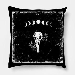 Crow Skull Pillow