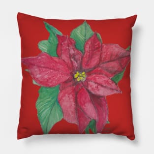 Poinsettia I Pillow