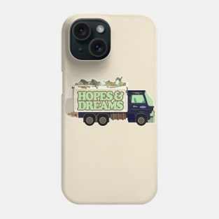 Hopes & Dreams Garbage Truck / Funny Nihilism Design Phone Case