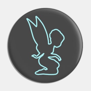 80's Gift 80s Retro Neon Sign Fairy Pin