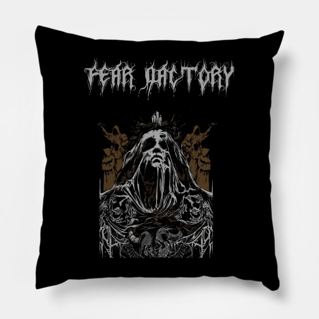 Fear factory Pillow by Motor liar 