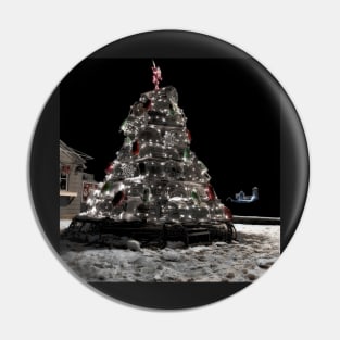 Coastal Christmas Pin