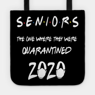 Senior Class Of 2020 Graduation Funny Quarantine Tote