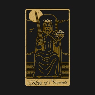 Tarot Card - King of Swords - Occult Gothic Halloween T-Shirt