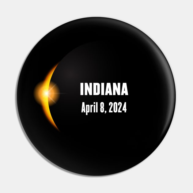 Total Solar Eclipse Indiana 2024 Pin by Rocky Ro Designs