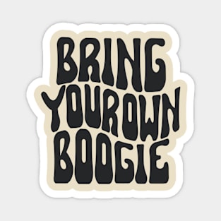 Bring Your Own Boogie Van (Black) Magnet