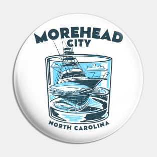 Morehead City, NC Marina Martini Pin