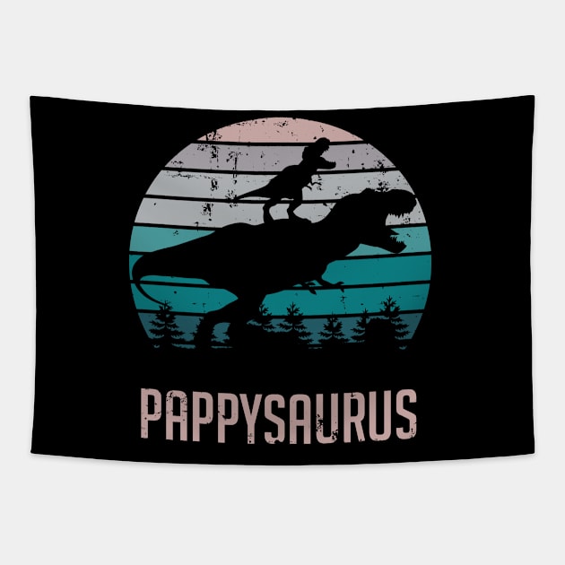 Pappysaurus T-Rex Dinosaur Tapestry by ryanjaycruz