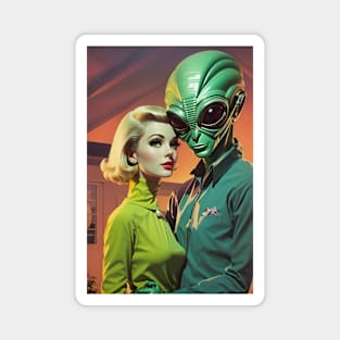 Alien Retro Love Magnet