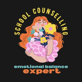 School Counselling Emotional Balance Expert T-Shirt