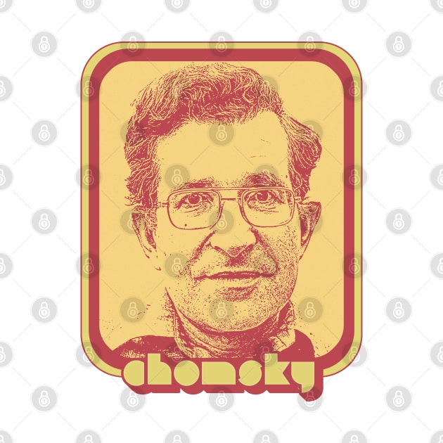 Noam Chomsky // Retro 90s Tribute Styled Fan Design by DankFutura