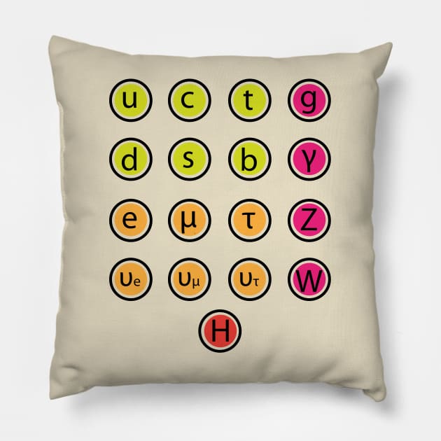 Standard Model of Physics Pillow by selfreference2