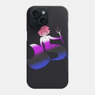 Gender fluid mermaid Phone Case