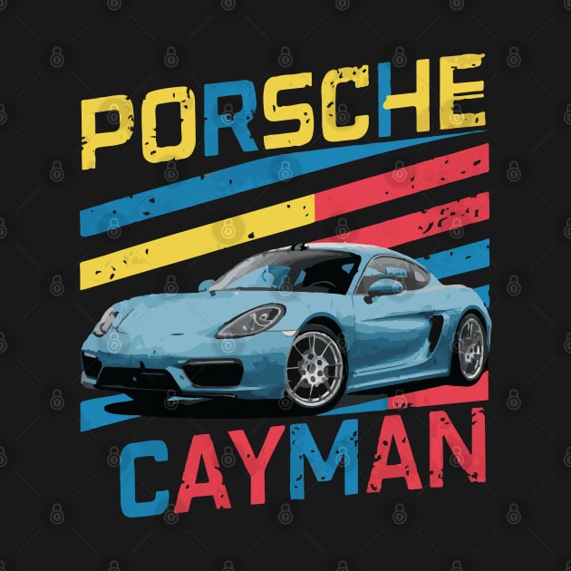 Porsche Cayman Vintage Car Classic by Cruise Dresses