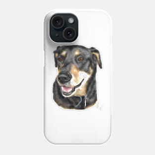 Smiling Rottweiler Pooch Dog Phone Case