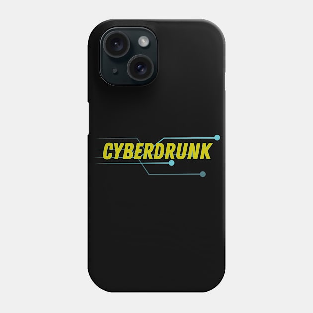 Cyberdrunk Phone Case by CursedContent