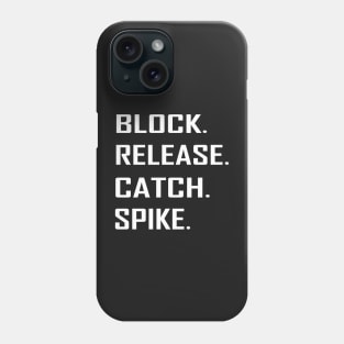 block release catch spike shirt Phone Case