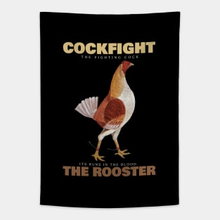 The Vintage Rooster Painting Tapestry