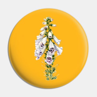 Foxglove Flower Pin
