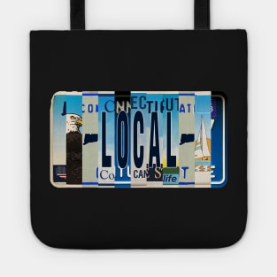 Connecticut Local License Plates Tote