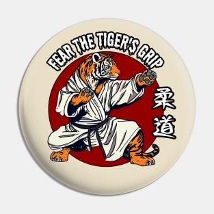 Fear the tiger's grip Pin