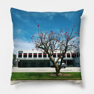 Nature and Industry in El Segundo, California Pillow