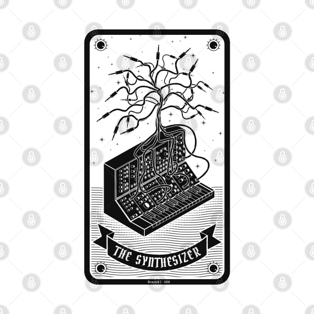 Modular Synthesizer Tarot Card by Mewzeek_T