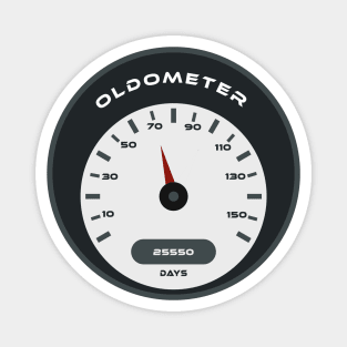 70th birthday oldometer Magnet