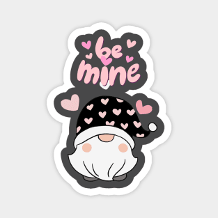 Be Mine Valentines Day Gnome Magnet