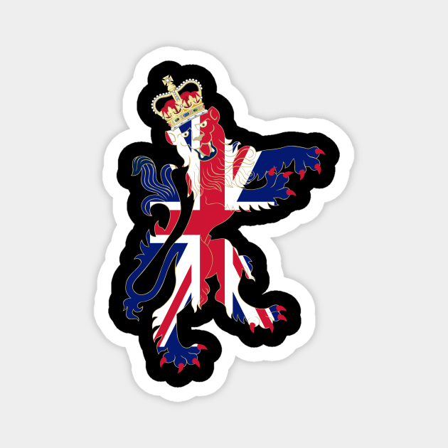 British Rampant Lion Magnet by BlackAdam