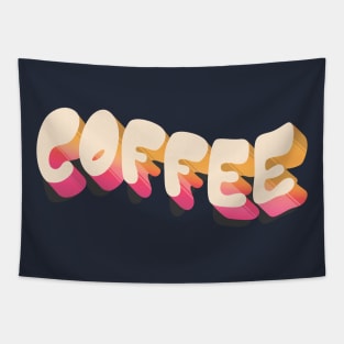 Wavy Coffee Tapestry