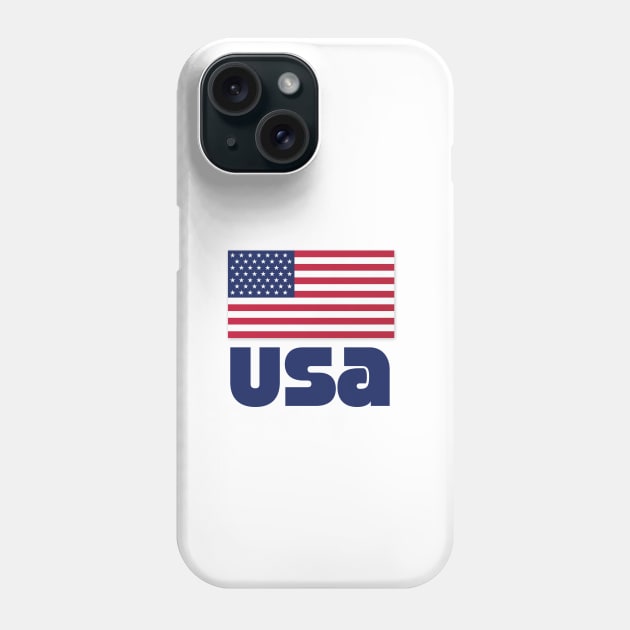 USA Stats and stripes Phone Case by nickemporium1