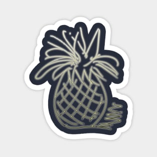 Pineapple Doodle Magnet