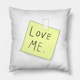 "love me" sign Pillow