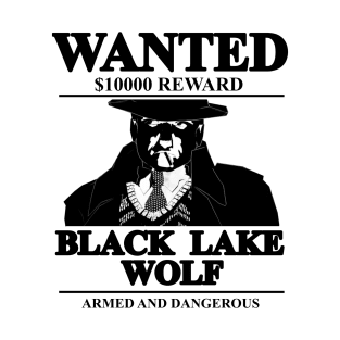 White Night - Black Lake Wolf T-Shirt