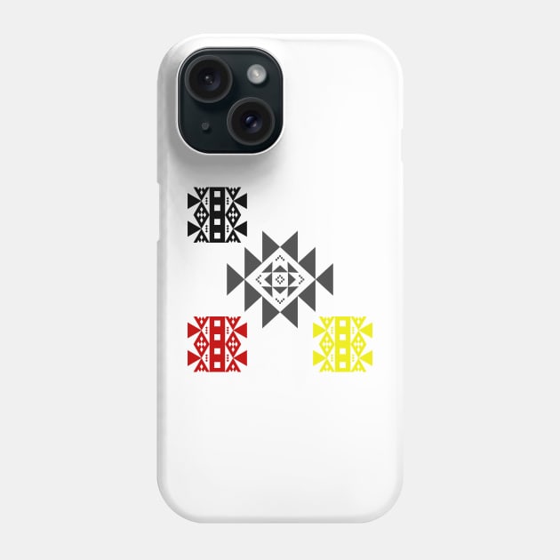 4 Colors Tribal Phone Case by MrPhilFox