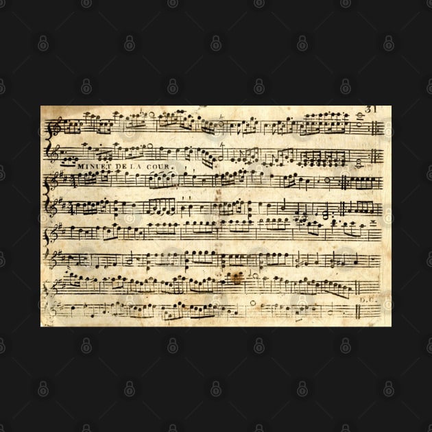 Old Parchment Sheet Music Notes by broadwaygurl18