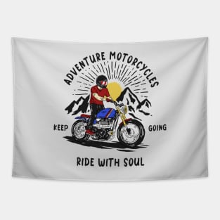 Adventure Motorcycles Tapestry