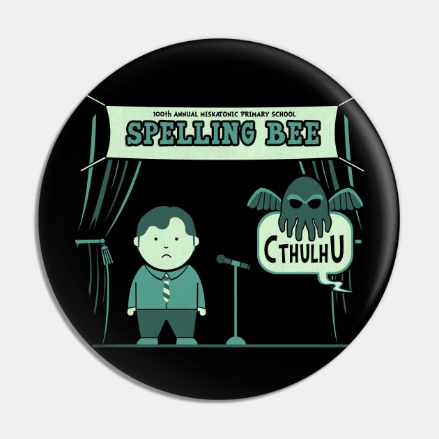 Spelling Bee Pin by HandsOffMyDinosaur