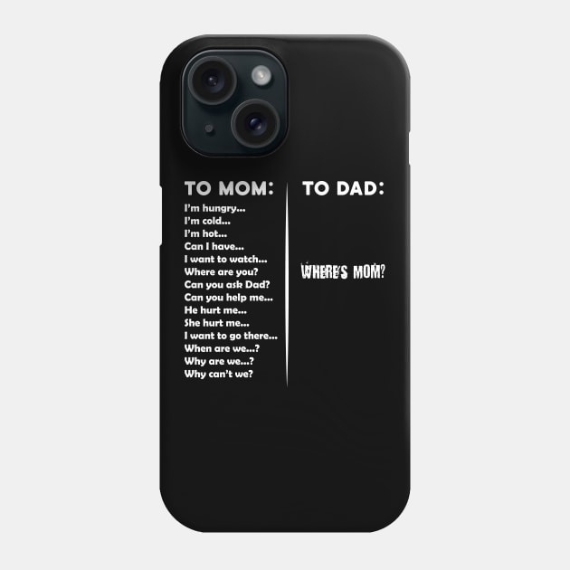 Mom And Dad Phone Case by CrissWild