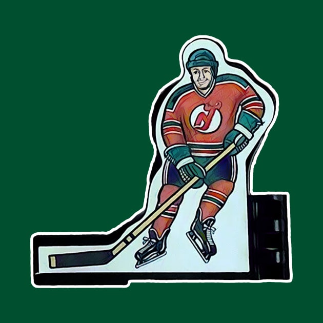 Coleco Table Hockey Players - New Jersey Devils by mafmove