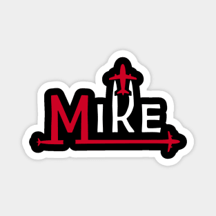 MIKE Aviation Phonetic Alphabet Pilot Airplane Magnet