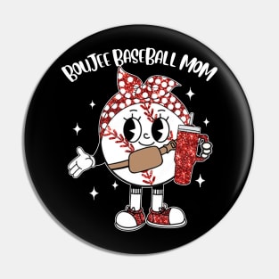 Boujee Baseball Mom Pin