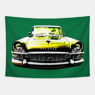 Packard Patrician 1950s American classic car high contrast Tapestry