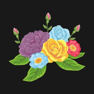 Flower Design T-Shirt