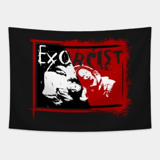 exorcist movie graphic design Tapestry
