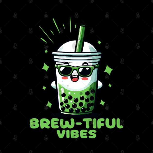 Brew-tiful Vibes: My Boba Green Tea Obsession by chems eddine